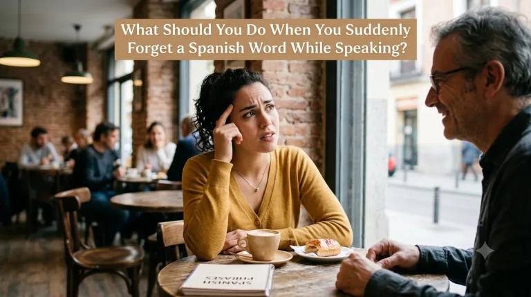 Forget a Spanish Word While Speaking