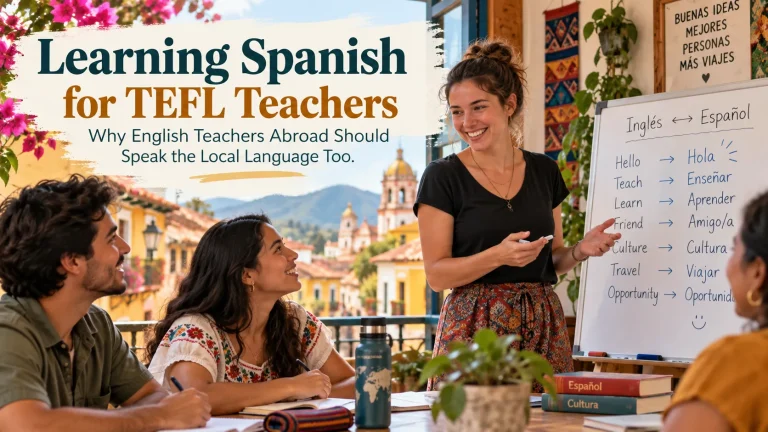 Learning Spanish for TEFL Teachers