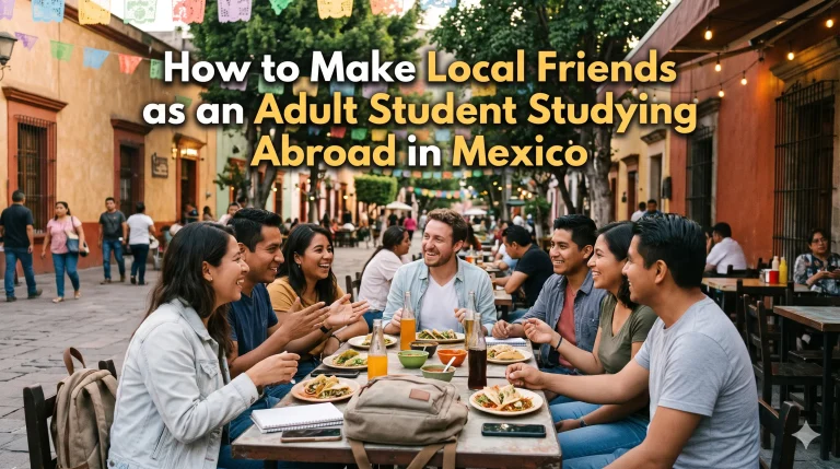 Adult Student Studying Abroad in Mexico